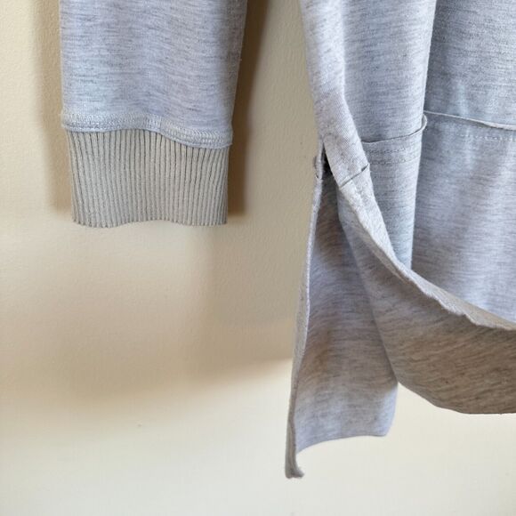 Umgee Off the Shoulder Tunic Womens SMALL Long Sleeve High Low Hem Shirt Gray - Picture 5 of 7